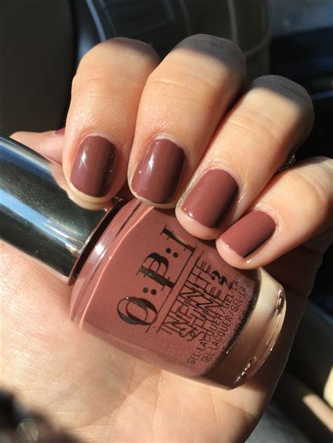 Opi Infinite Shine Linger Over Coffee Fall Nails Opi Opi Nail