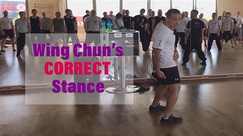 Wing Chun S Correct Stance Youtube