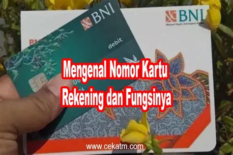 3 Cara Cek Nomor Rekening Bni Modern TintaTeras