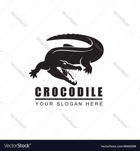 Icon of crocodile Royalty Free Vector Image - VectorStock