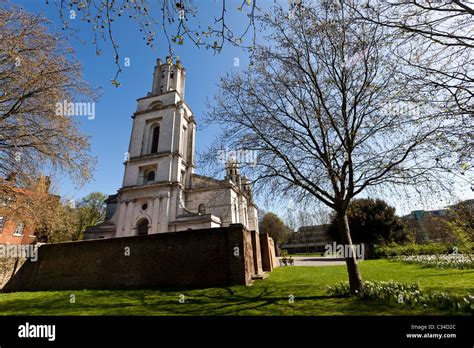 St George in the East Church, London, England, UK Stock Photo - Alamy