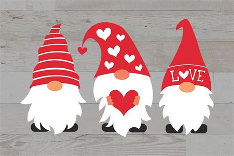 Gnome Valentine Bundle Svg Gnome Hearts Gnome Valentine 423919