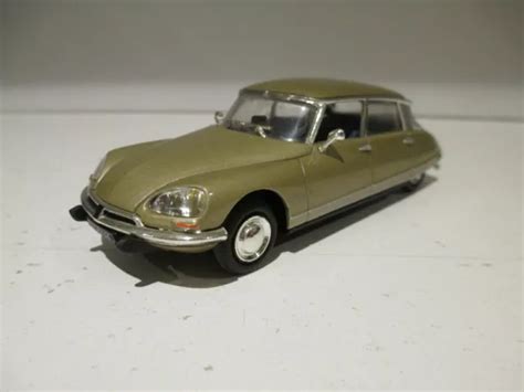 Rare Citroen Ds Pallas De Marron Or Metal Par Nostalgie Au