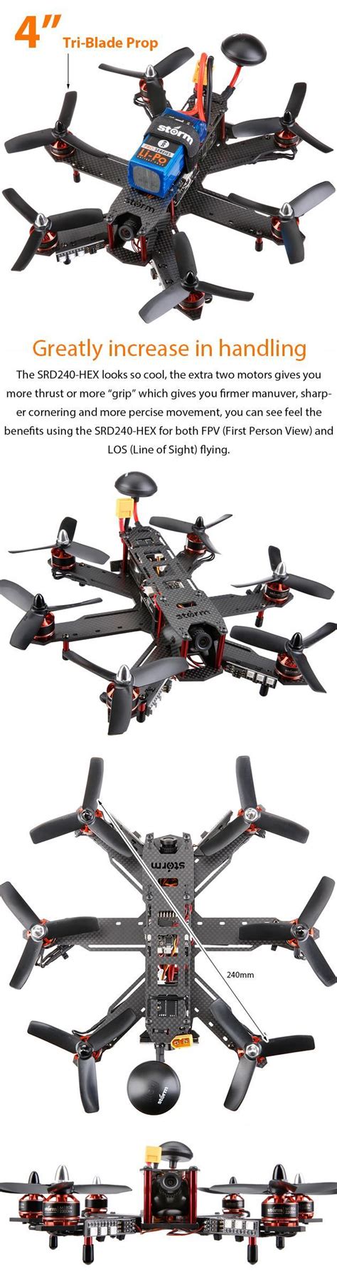 Drone Design Storm Racing Drone RTF SRD240 HEX CleanFlight