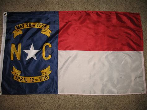 Double Sided 2ply State Of North Carolina Flag 3x5 House