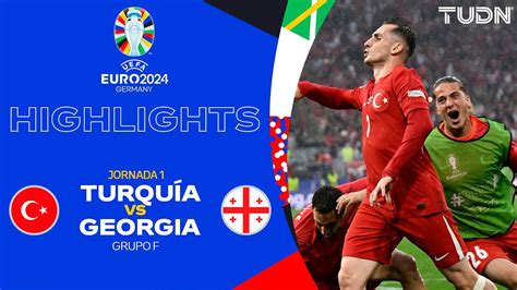 HIGHLIGHTS Turquía vs Georgia UEFA EURO 2024 J1 TUDN YouTube