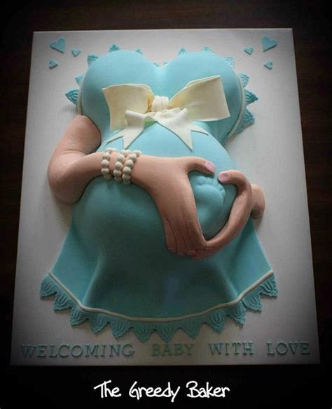 Pregnant Belly Cake Decorated Cake By Kate CakesDecor