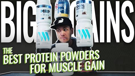 Liquid Muscle The Best Protein Powders For Muscle Gain Youtube