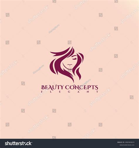 Beauty Concept Logo Icon Design Template Stock Vector (Royalty Free ...