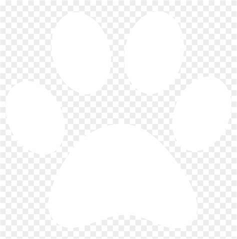 Pawprint White White Dog Paw Png Free Transparent Png Clipart