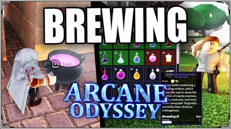 BREWING UPDATE Arcane Odyssey YouTube