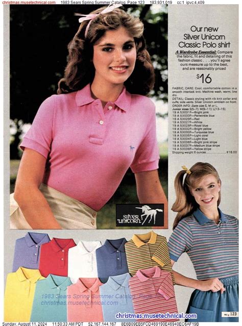 1983 Sears Spring Summer Catalog Page 123 Catalogs And Wishbooks