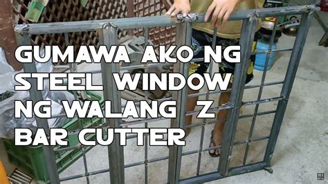 Gumawa Ako Ng Steel Window Ng Walang Z Bar Cutter YouTube