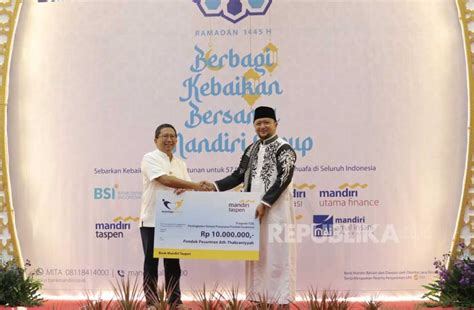 Bank Mandiri Taspen Gelar Safari Ramadhan Di Cabang Di Indonesia