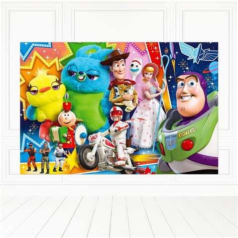 Painel Retangular Tecido Sublimado D Toy Story Frt Felicit