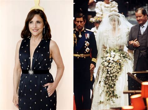 Julia Louis-Dreyfus reveals her 1987 wedding dress was inspired by ...