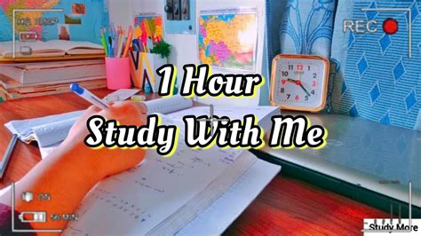 1 Hour Study With Me Real Time Study Study More YouTube