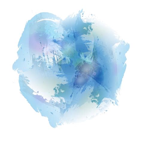 Abstraction Aquarelle Une Tache Aquarelle Bleue Illustration De Stock