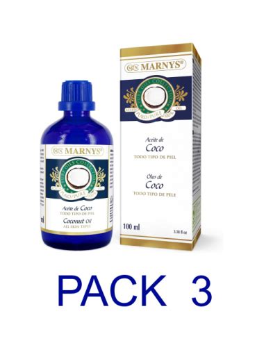 Marnys Pack 3 Aceite Coco 100 Ml