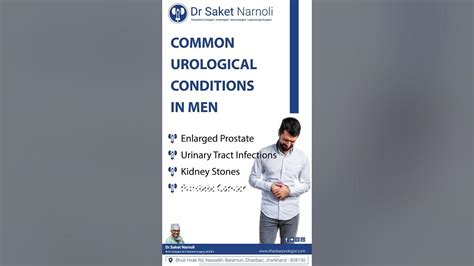 Urological Conditions In Men Dr Saket Narnoli Urologist Urology