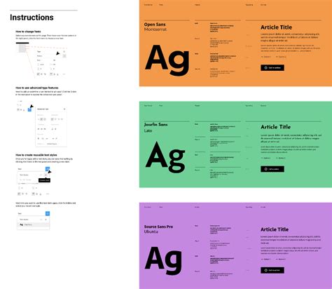 Sans Serif Font Types Copy Figma