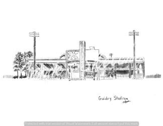 Guidry Stadium – Connie’s Sketches