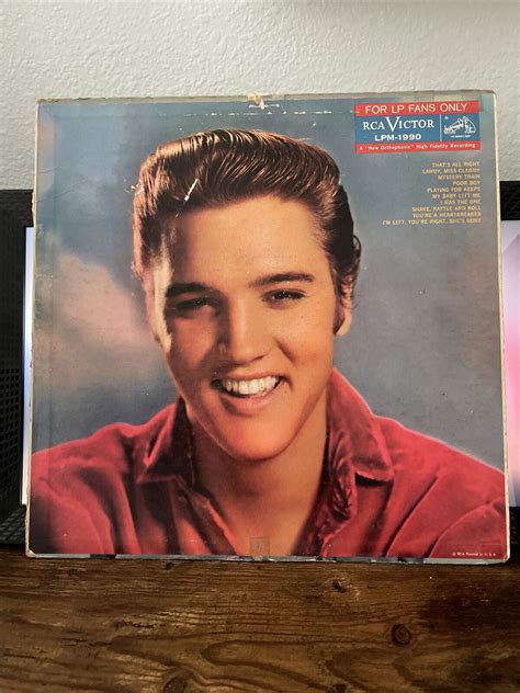 Elvis Presley Lp Lpm 1990 For Lp Fans Only Ebay