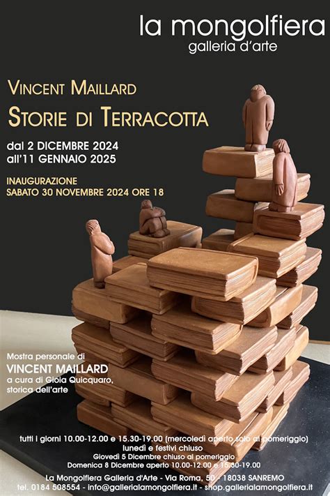 Storie Di Terracotta Mostra Personale Di Vincent Maillard A Sanremo