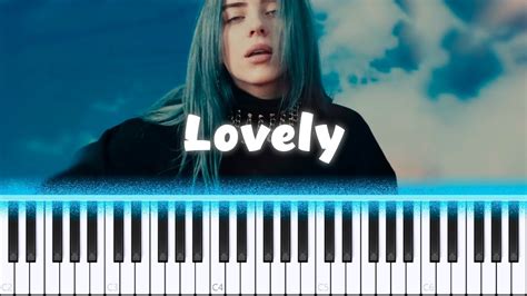 Como Tocar Lovely Billie Eilish Khalid Piano Tutorial Youtube