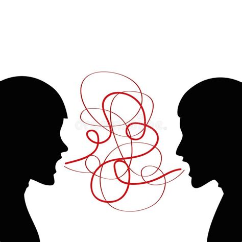 Two People Arguing Silhouette Stock Illustrations – 201 Two People ...