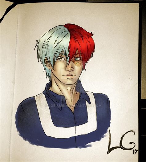 Todoroki Shoto Color By Lobismina On Deviantart