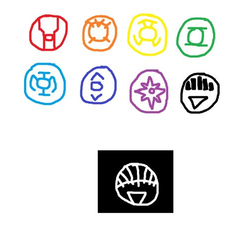 Lantern Corps symbols by TheWWEfan2020 on DeviantArt