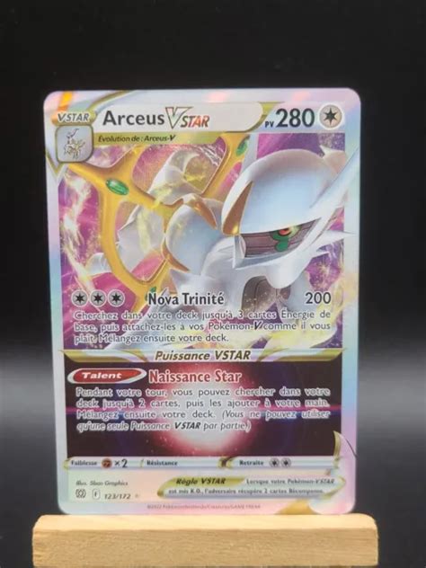 CARTE POKÉMON ARCEUS VSTAR 123 172 EB Stars Étincelantes EUR 12 00