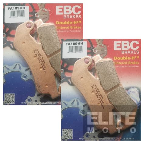 Ebc Fa Hh Sintered Front Brake Pads Elite Moto