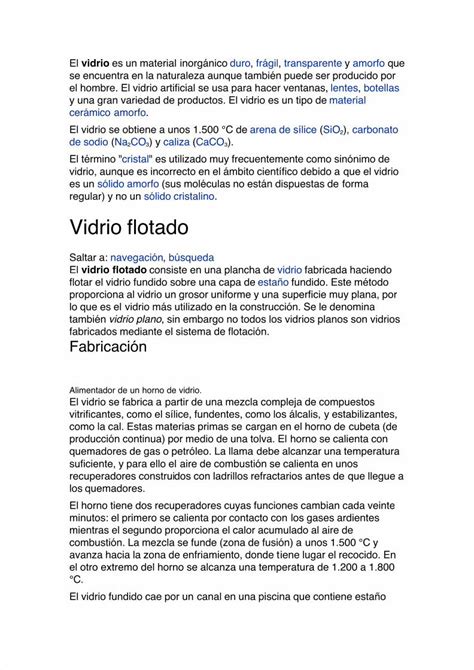 Pdf Informaci N Sobre El Vidrio Dokumen Tips