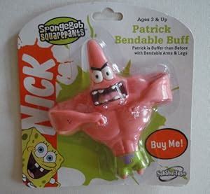 Amazon.com: Spongebob Squarepants Patrick Star Buff Bendable: Toys & Games