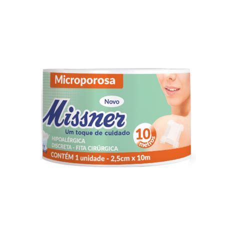 Fita Microporosa Branca Missner Cm X M Missner