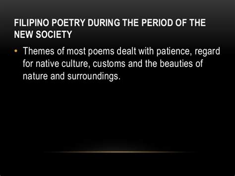 Philippine Literature The Contemporary Period