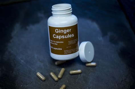 Ginger Capsules Hamblys Herbal Dispensary