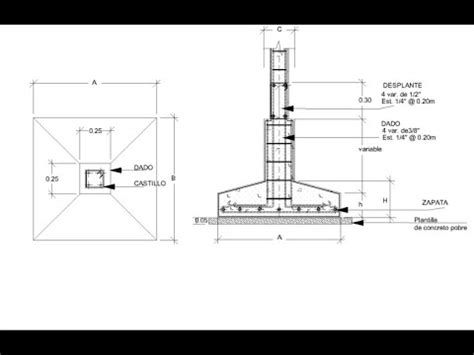 Como Calcular Una Cimentaci N De Zapatas Aisladas De Concreto Armado