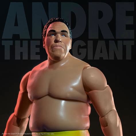 Andre The Giant Yellow Ultimates 7 Inch Action Figure