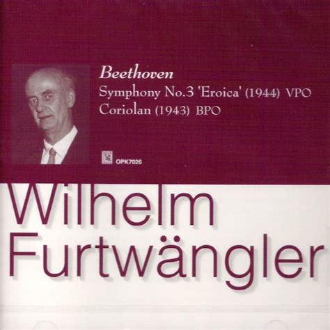 Furtwangler Beethoven Symphony No 3 Eroica Berlin Philharmonic