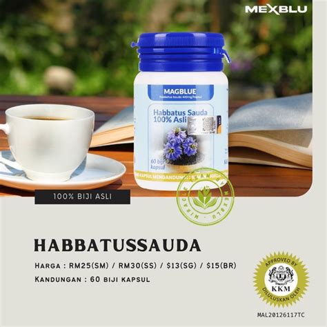 Habbatus Sauda Magblue Original Shopee Malaysia