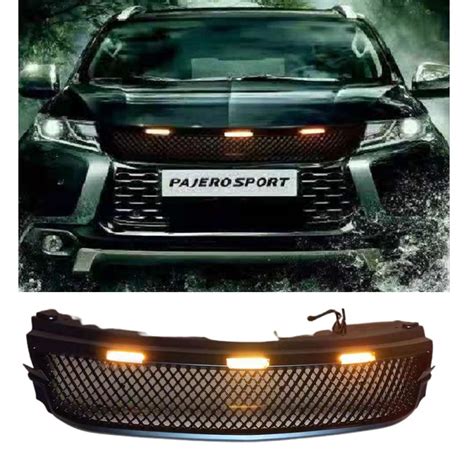 Vechile Front Grill Grille Fit For Mitsubishi Pajero Sports 2016 2017