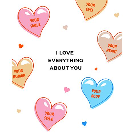 Valentine's Day Love Note Hearts eCard