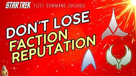 How Not To Loose Faction Reputation How To Play Star Trek Fleet