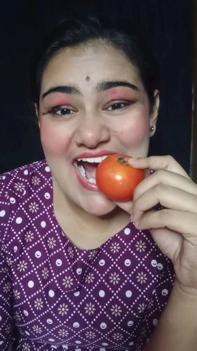 টমেটো দিয়ে মেকাপ করলাম 🍅😱 Shots Makeup Makeupshorts Hack