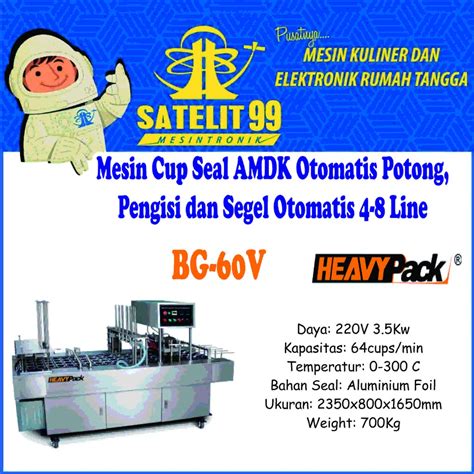 Jual Mesin Cup Seal Amdk Otomatis Potong Pengisi Dan Segel Otomatis