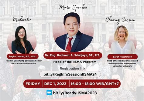 Iisma Info Session Ready For Iisma Duta Wacana Christian University