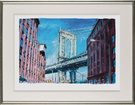 Manhattan Bridge Downtown New York Medium Bob Dylan